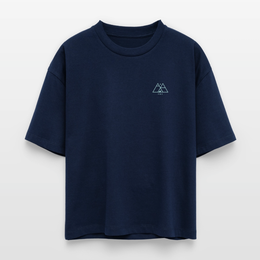 Lemon Vitamin Sea - Stanley/Stella Nova Women’s Boxy Organic T-Shirt - navy