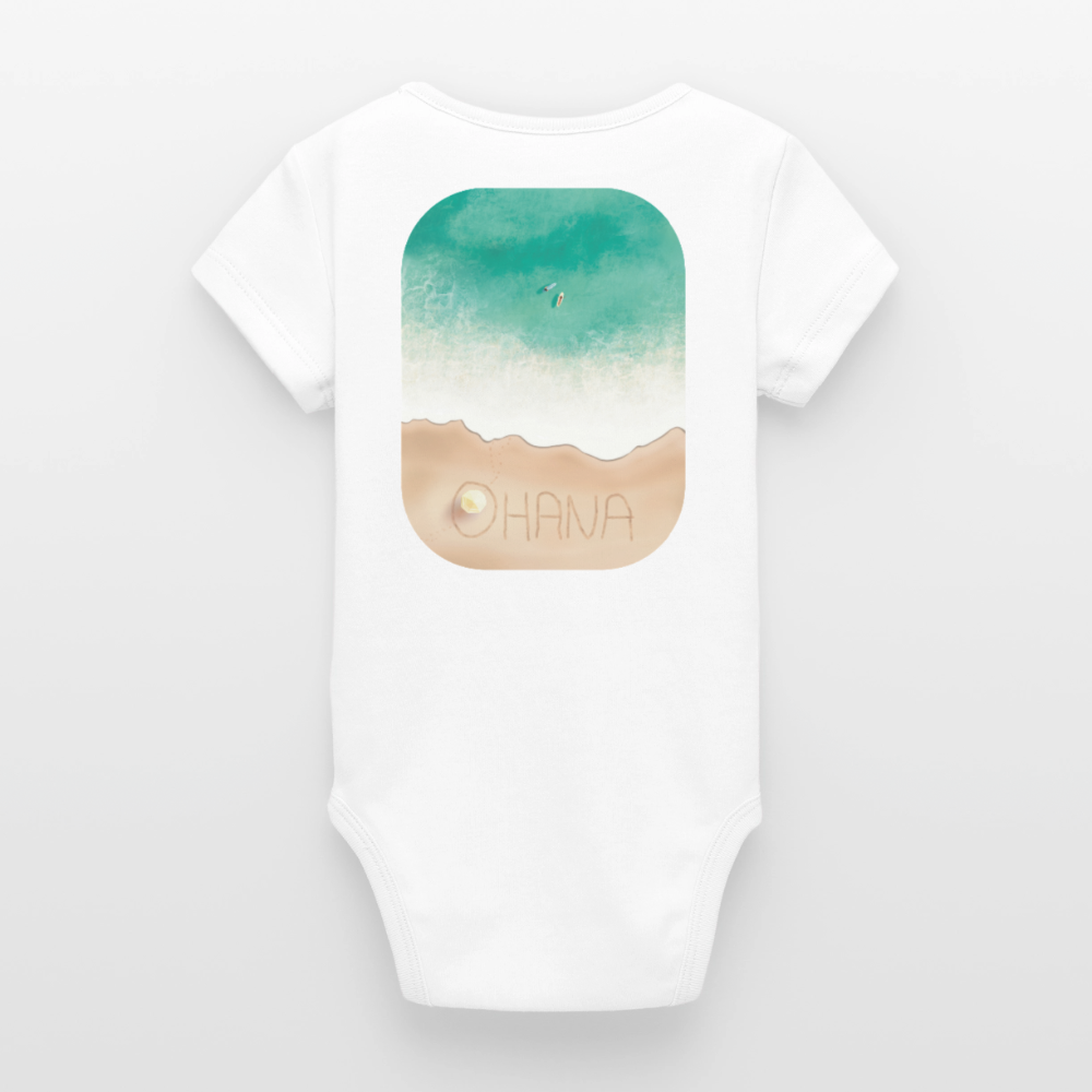 Organic Kurzarm-Babybody von Stanley/Stella - white