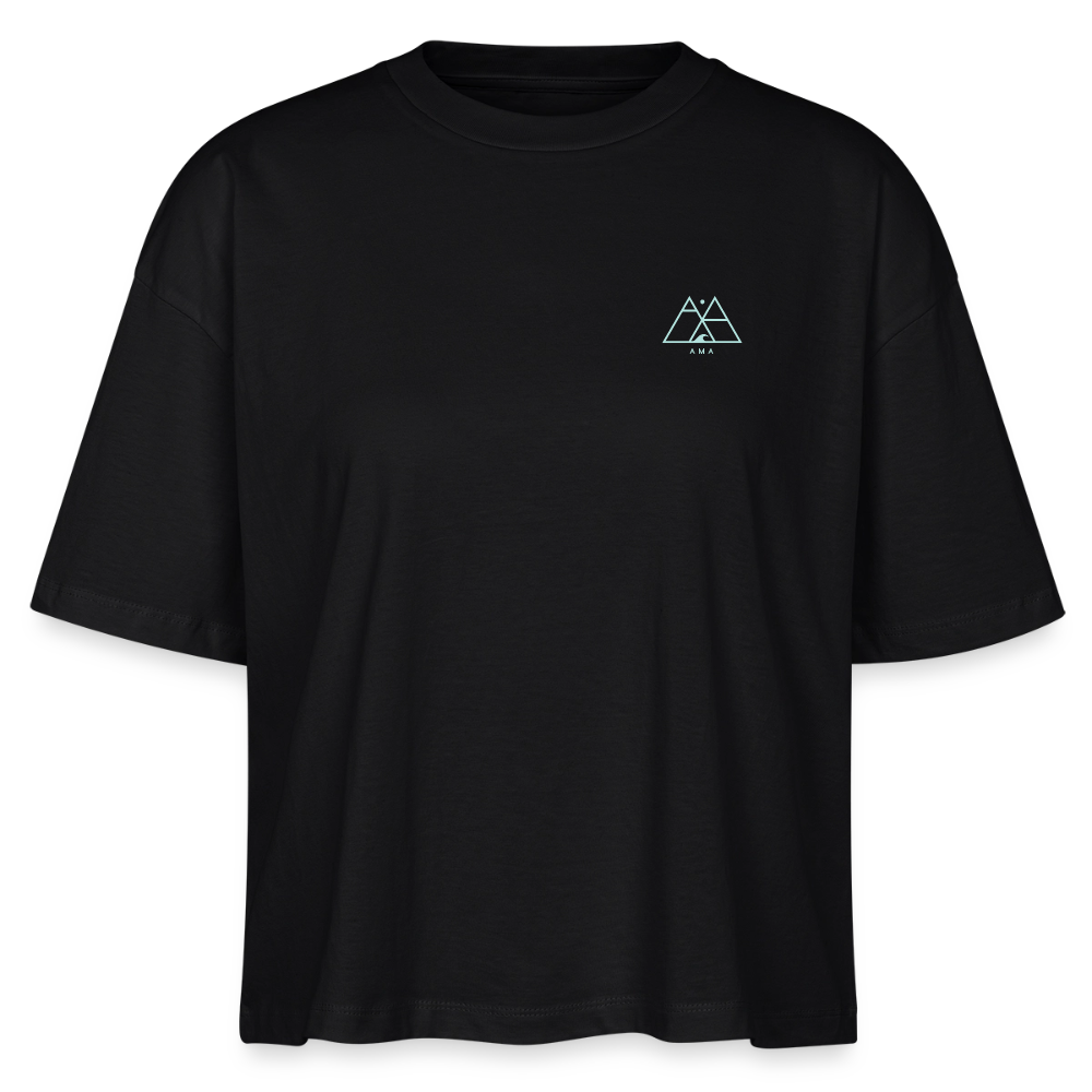 Lemon Vitamin Sea - Stanley/Stella Nova Women’s Boxy Organic T-Shirt - black