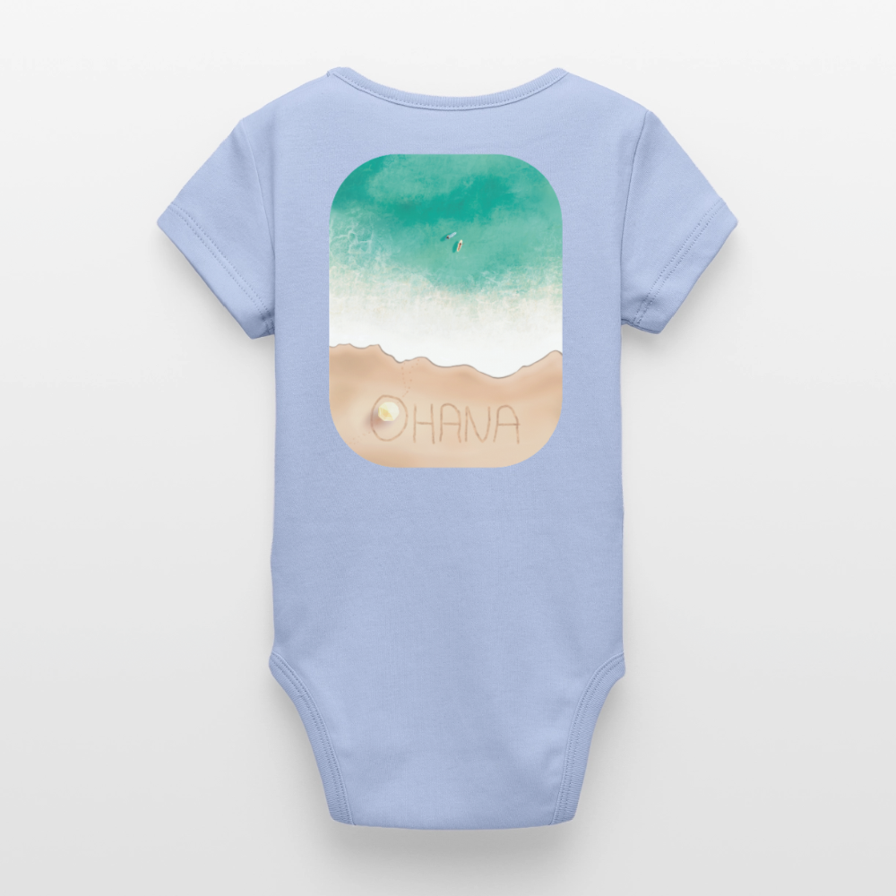 Organic Kurzarm-Babybody von Stanley/Stella - sky