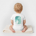 Organic Kurzarm-Babybody von Stanley/Stella - white