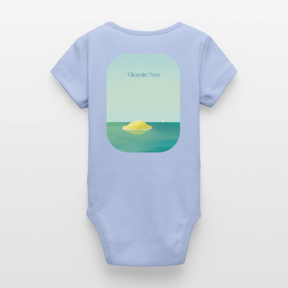 Organic Kurzarm-Babybody von Stanley/Stella - sky