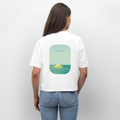 Vitamin Sea Lemon Art Shirt, Mediterranean Dolce Vita Apparel, Coastal Lemon Kitchen Art, Funny Pun Food Shirt, Summer Vacation Gift, Frauen T-Shirt mit gerollten Ärmeln - white