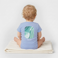 Organic Kurzarm-Babybody von Stanley/Stella - sky
