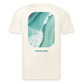 Esperance Australia Wave Print, Drone Ocean View, Turquoise Teal Surf Art, Coastal Wall Decor, Fine Art Beach Shirt, Gift for Surfer - Stanley/Stella Unisex Bio-T-Shirt CREATOR - natural white