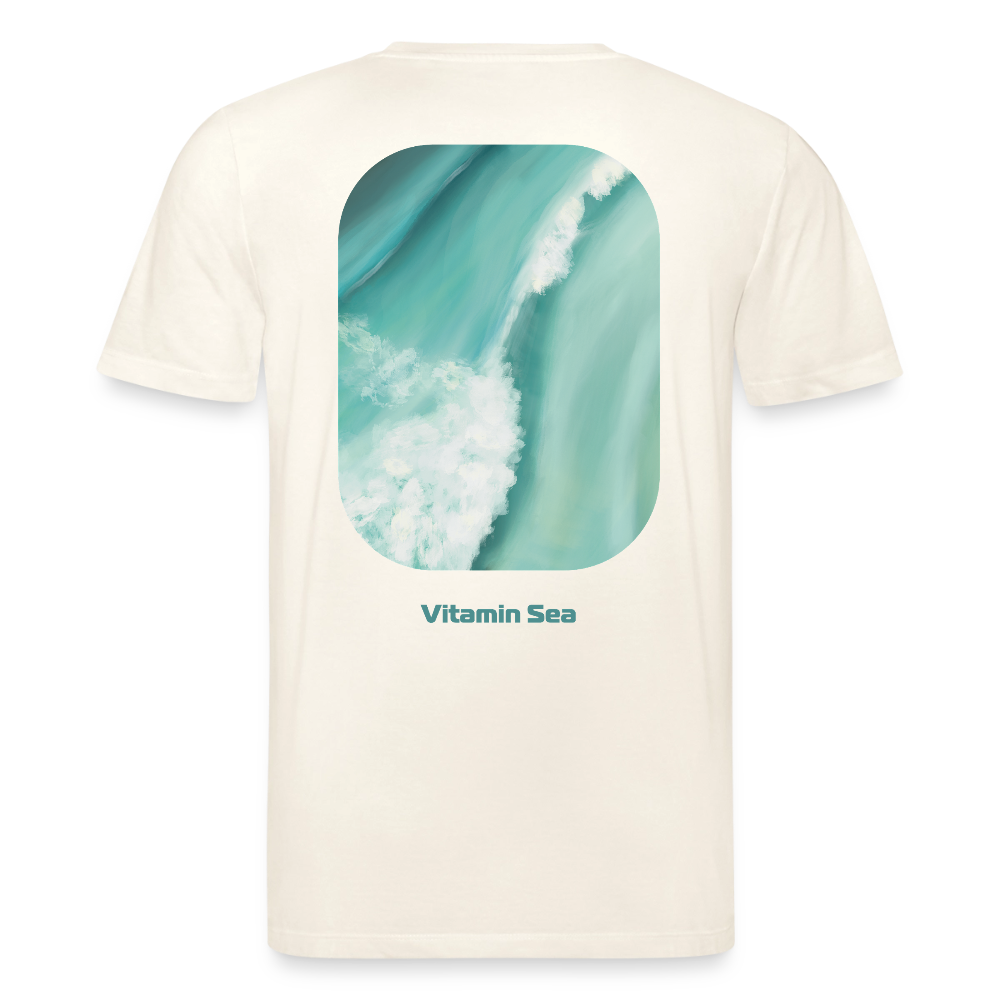 Esperance Australia Wave Print, Drone Ocean View, Turquoise Teal Surf Art, Coastal Wall Decor, Fine Art Beach Shirt, Gift for Surfer - Stanley/Stella Unisex Bio-T-Shirt CREATOR - natural white