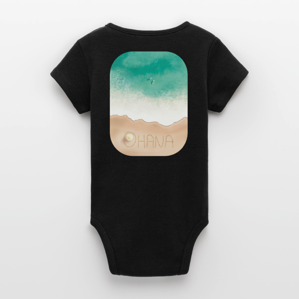 Organic Kurzarm-Babybody von Stanley/Stella - black