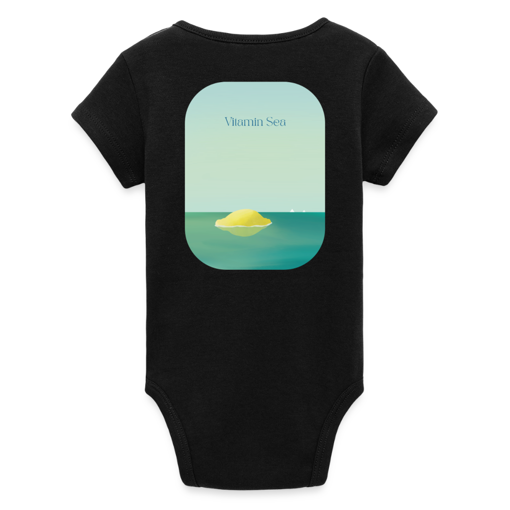 Organic Kurzarm-Babybody von Stanley/Stella - black