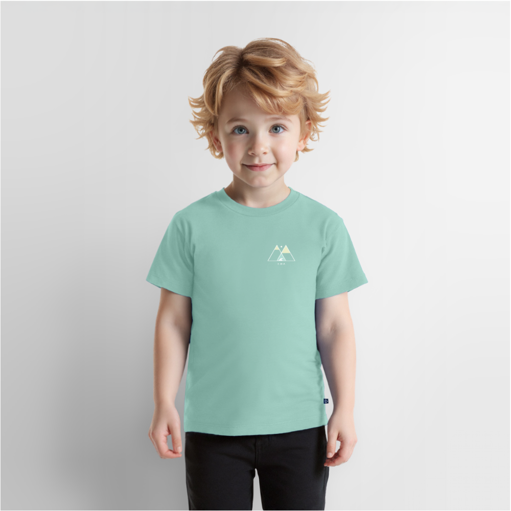 Esperance Australia Wave Print, Drone Ocean View, Turquoise Teal Surf Art, Coastal Apparel, Fine Art Beach Poster, Gift for Surfer - Kinder Premium T-Shirt - mint 