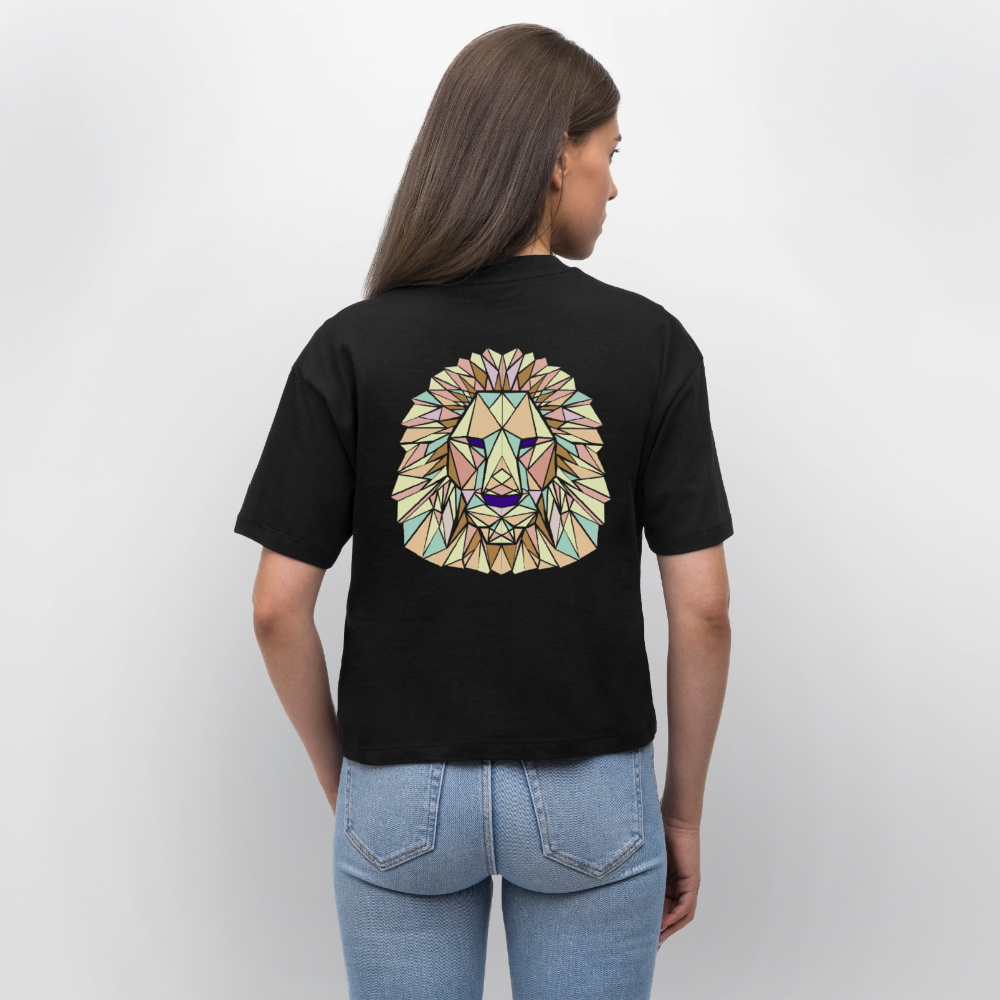 Leo — Women's Stanley/Stella Frauen Boxy Bio-T-Shirt Nova - black