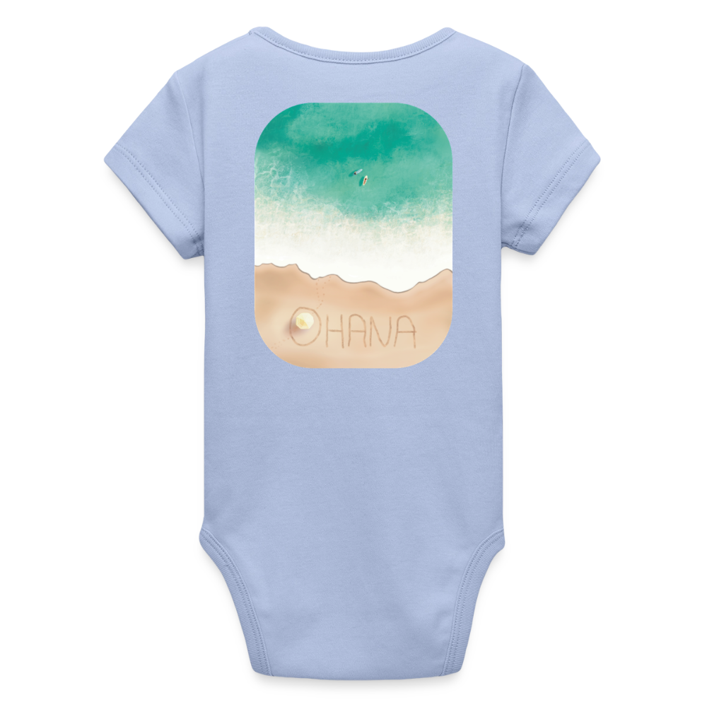 Organic Kurzarm-Babybody von Stanley/Stella - sky