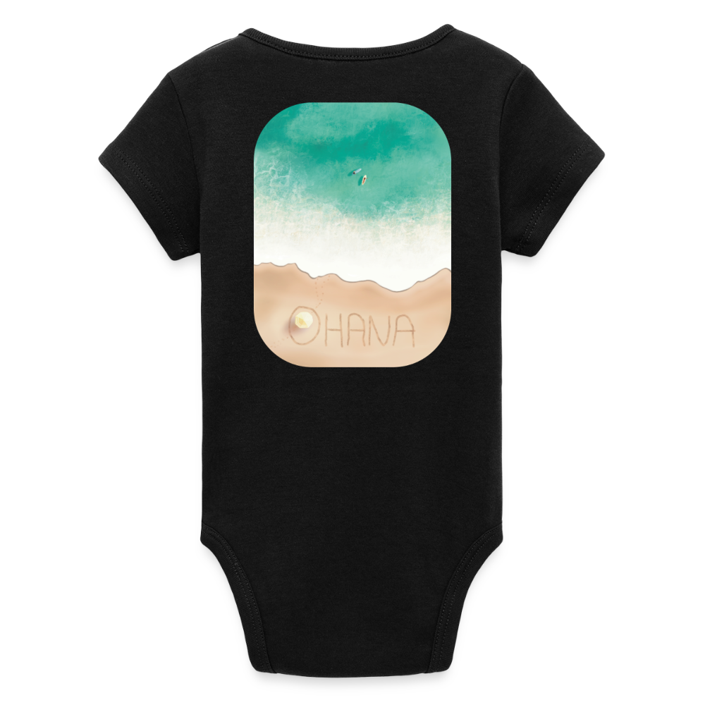 Organic Kurzarm-Babybody von Stanley/Stella - black