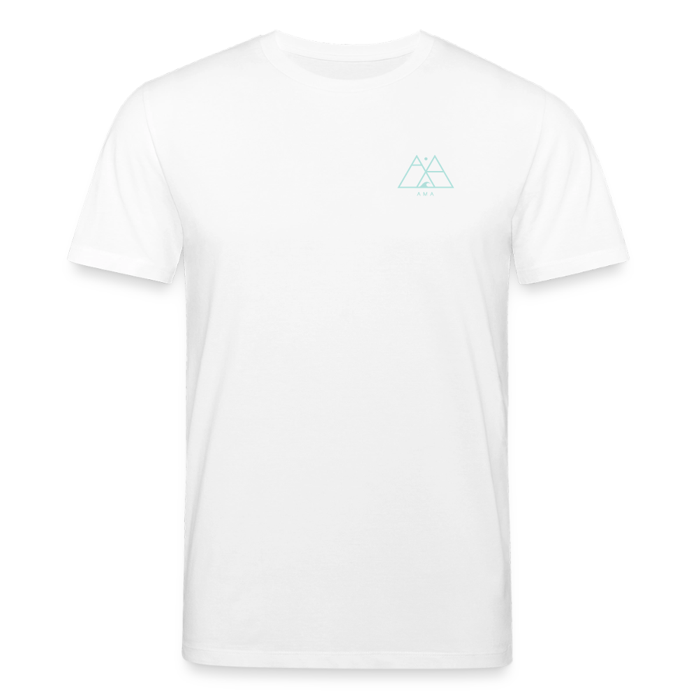 Esperance Australia Wave Print, Drone Ocean View, Turquoise Teal Surf Art, Coastal Wall Decor, Fine Art Beach Shirt, Gift for Surfer - Stanley/Stella Unisex Bio-T-Shirt CREATOR - white