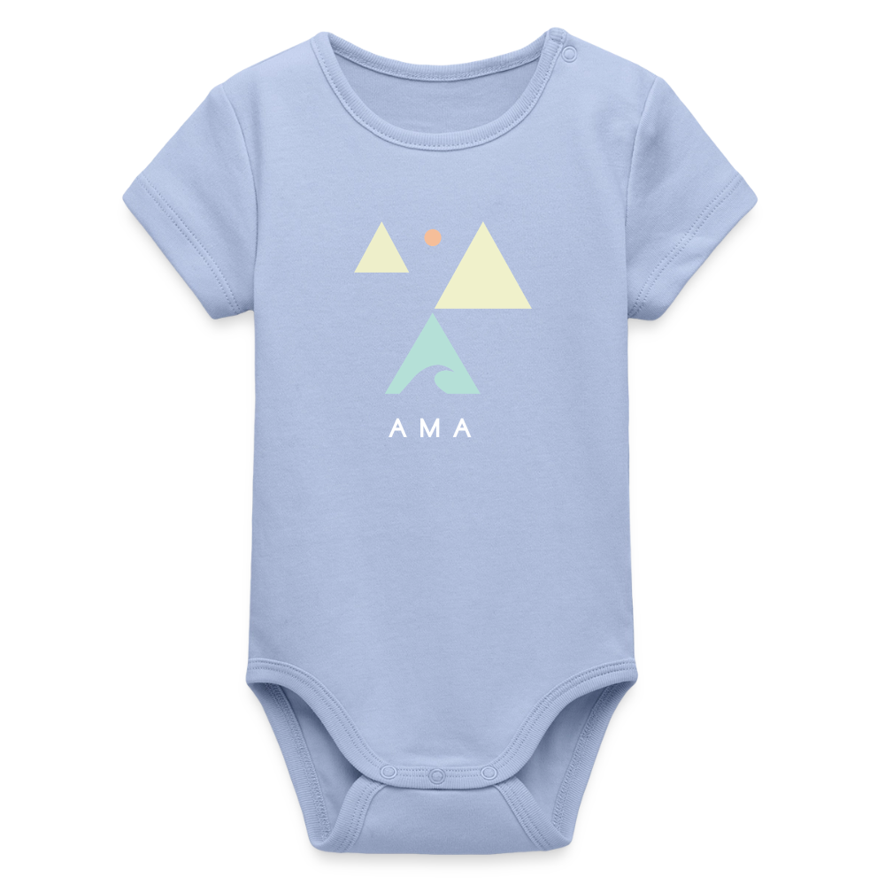 Organic Kurzarm-Babybody von Stanley/Stella - sky