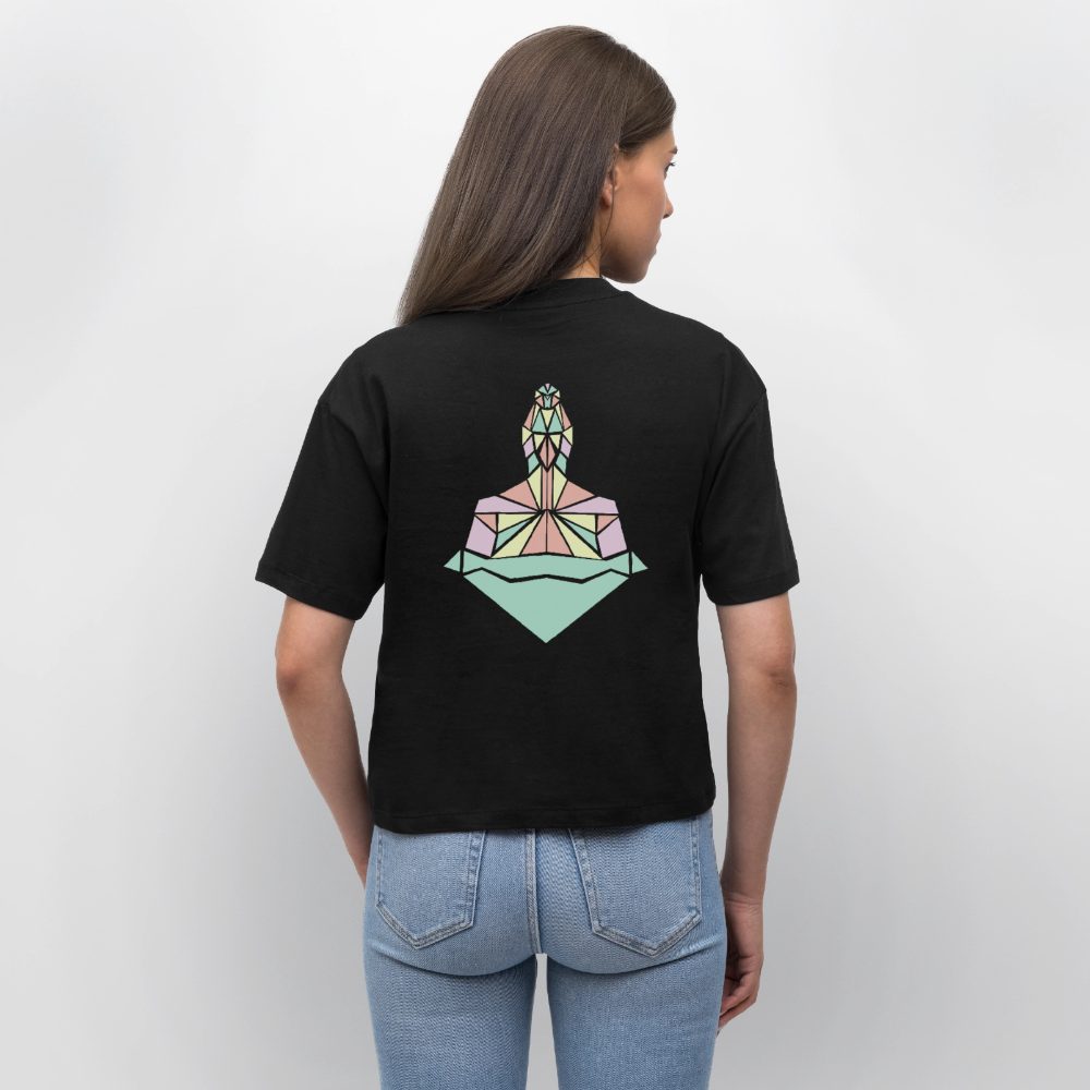 Virgo — Women's Stanley/Stella Frauen Boxy Bio-T-Shirt Nova - black