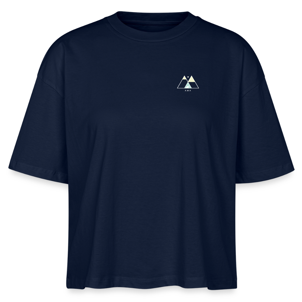 Stanley/Stella Nova Women’s Boxy Organic T-Shirt - navy