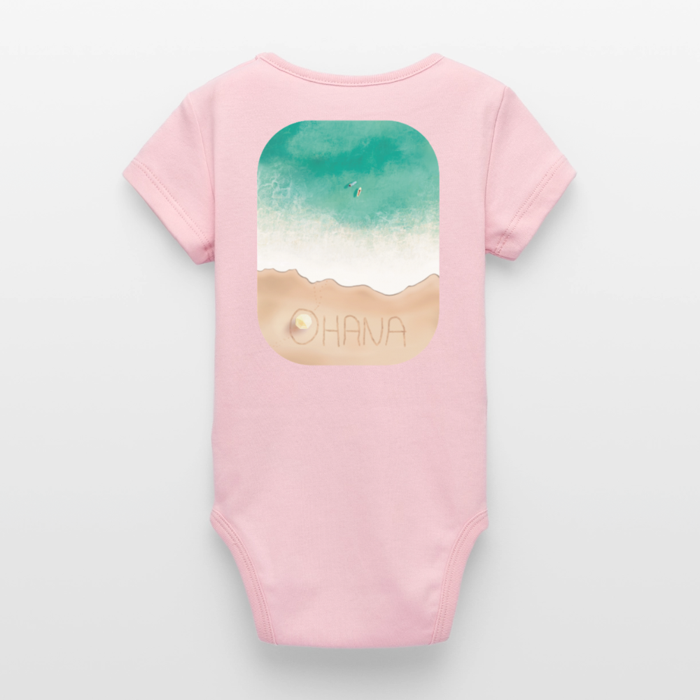 Organic Kurzarm-Babybody von Stanley/Stella - cotton pink
