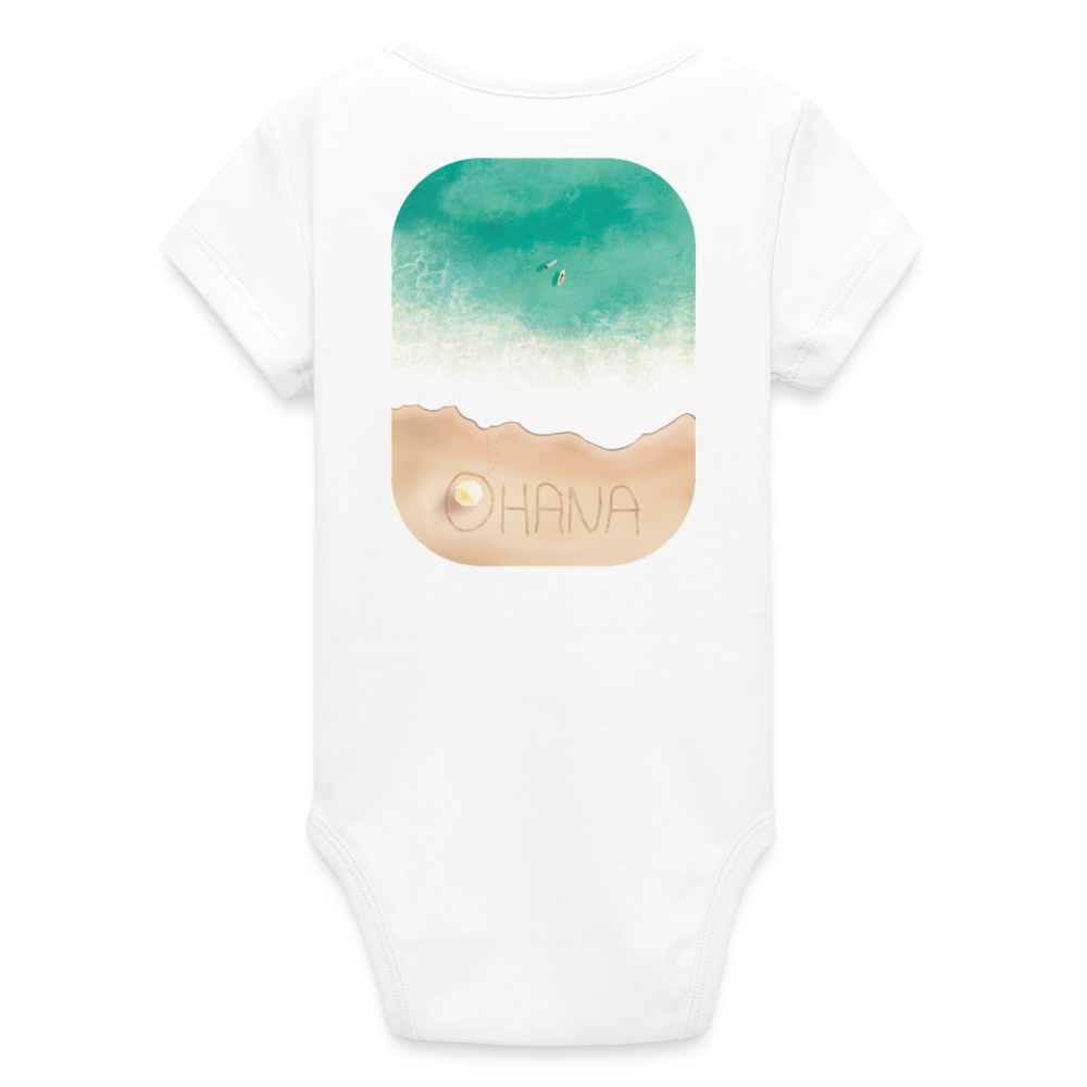 Organic Kurzarm-Babybody von Stanley/Stella - white
