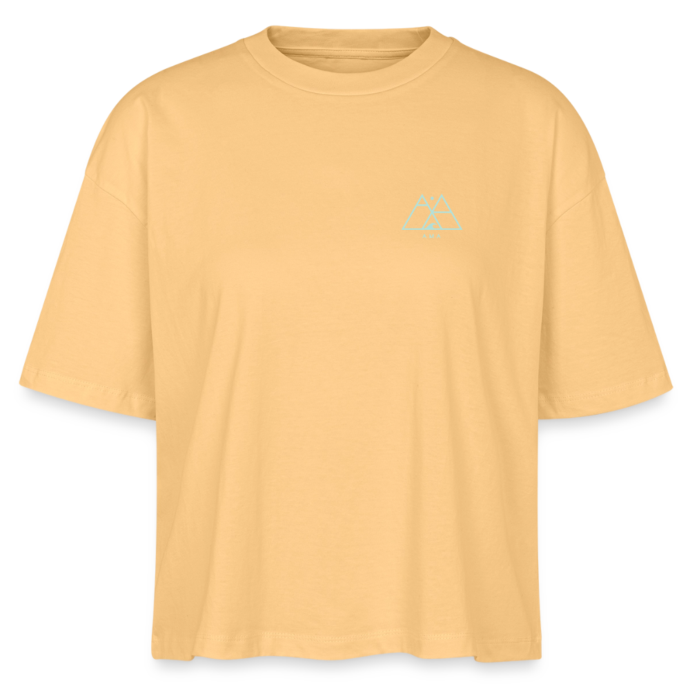 Vitamin Sea Lemon Art Shirt, Mediterranean Dolce Vita Apparel, Coastal Lemon Kitchen Art, Funny Pun Food Shirt, Summer Vacation Gift - Stanley/Stella Frauen Boxy Bio-T-Shirt Nova - nispero