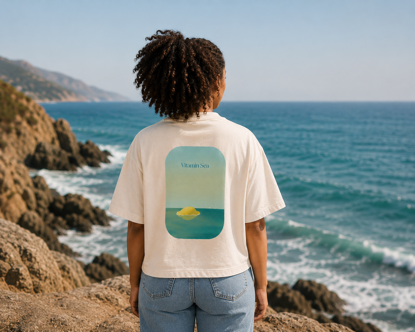 Vitamin Sea Lemon — Women's Stanley/Stella Boxy Nova Tee