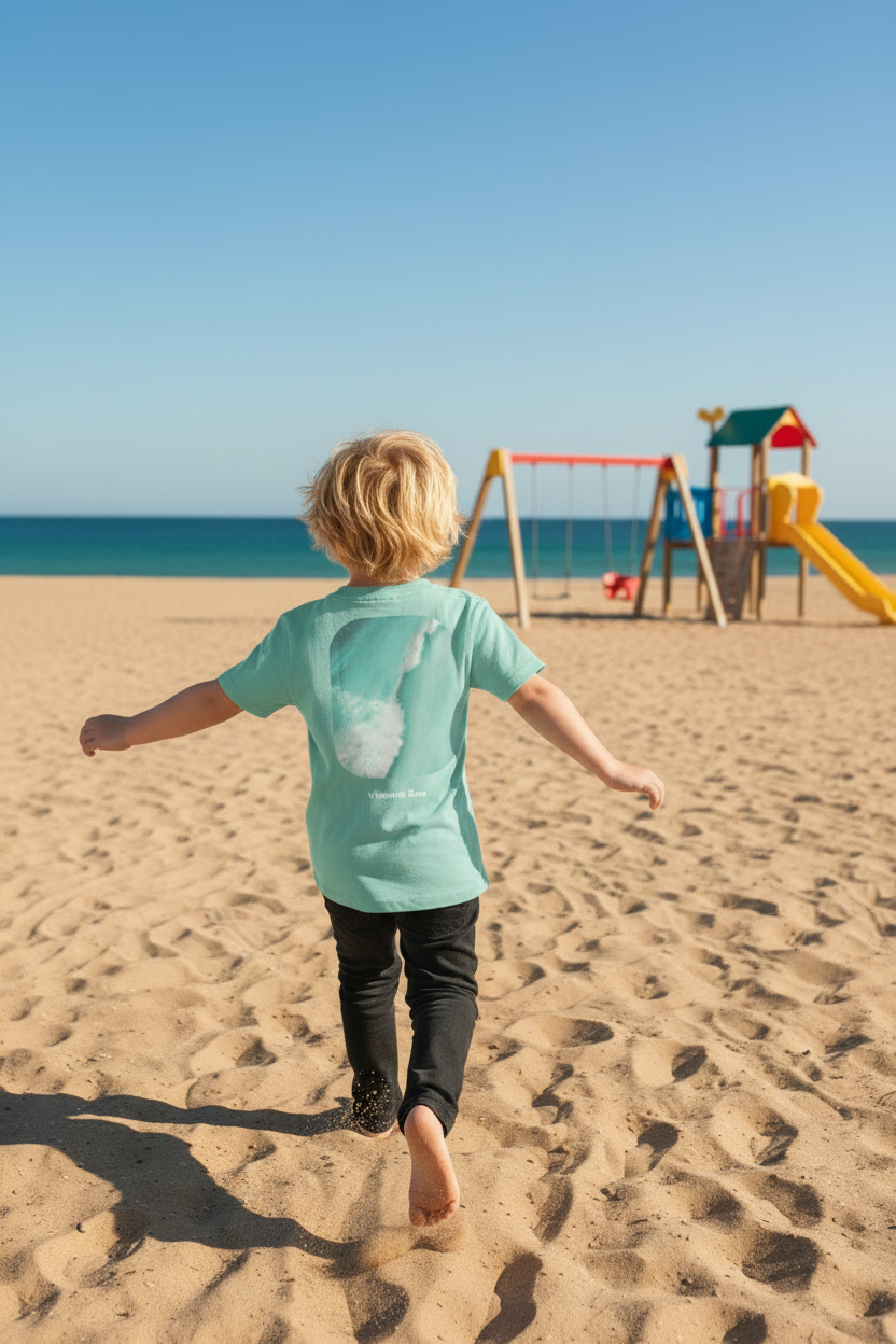 Esperance Kids Tee – natürlicher Faltenwurf