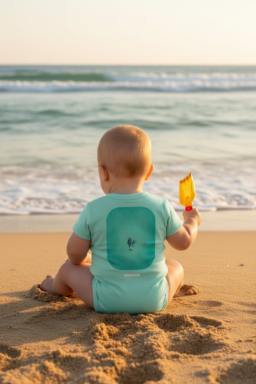 Mother Whale Baby Bodysuit – Strandszene