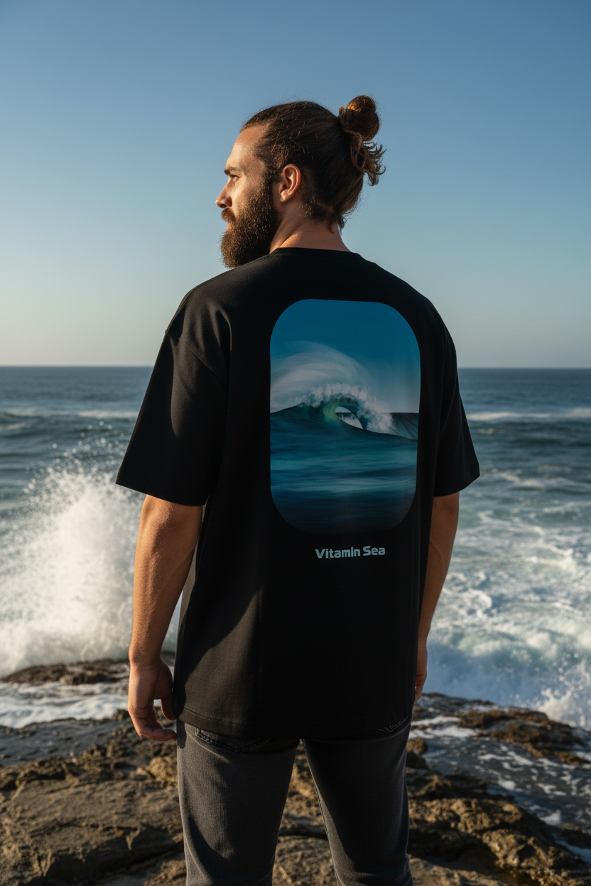 Oceans Eye Boxy – Rückansicht exakter Print
