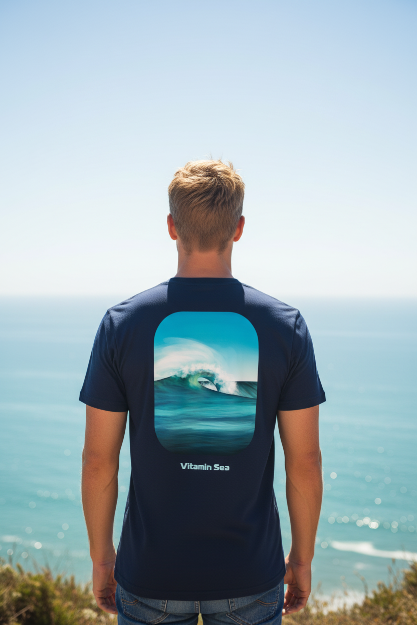 Oceans Eye – Rückansicht navy, Klippe